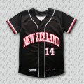 Vente en gros Custom Your Own Design Full Dye Sublimation Printing Chandails de baseball coréen